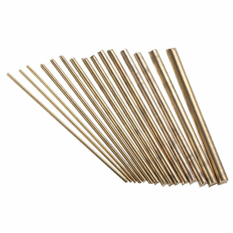 15PCS 2-8mm Golden Brass Rod Bar DIY Watch Tools Craft Parts Watchmaker Lathe