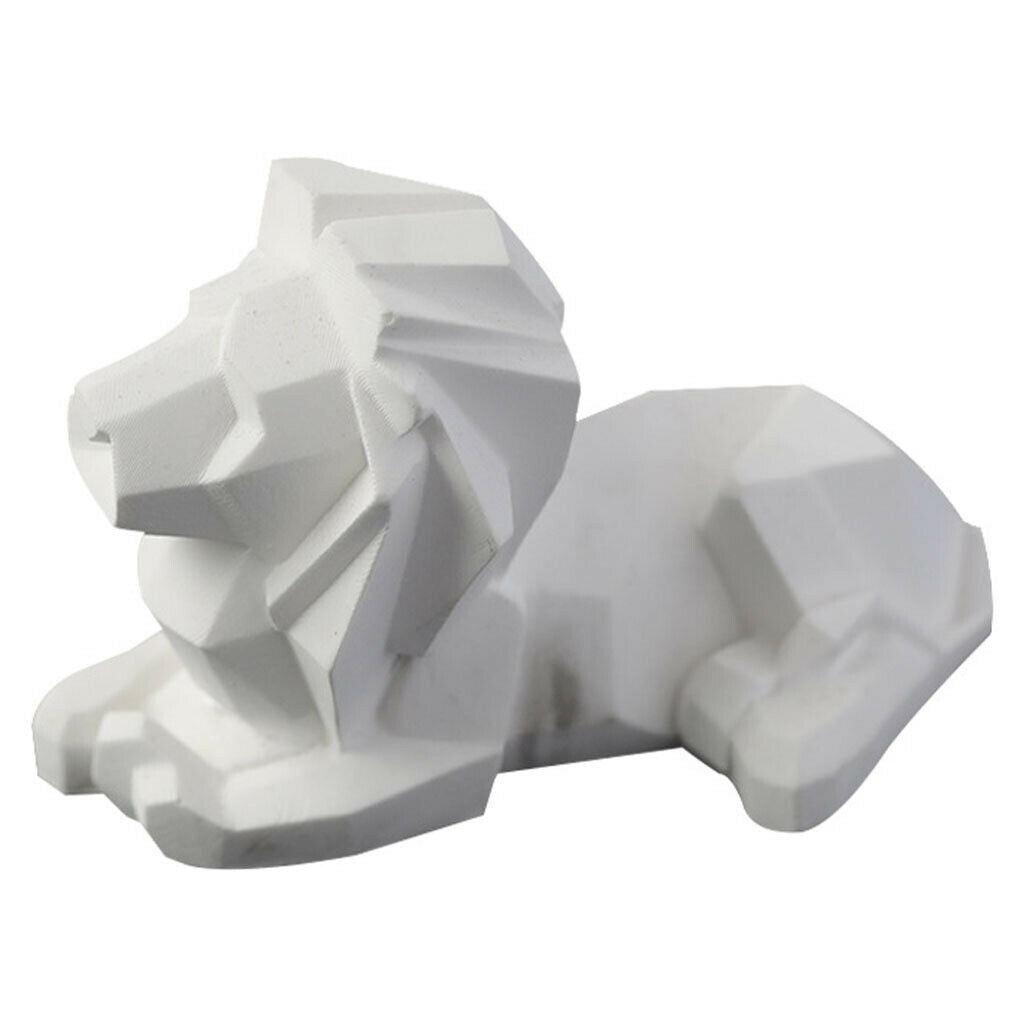 Silicone Mold Figures Geometric Lion Shape DIY Craft Creative for Home Decor