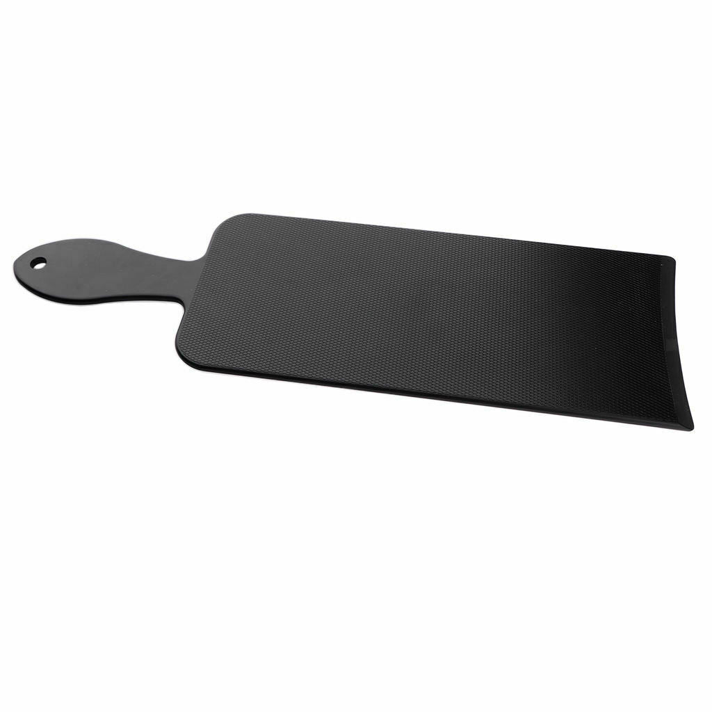 2 Packs Salon Plastic Flat Top Coloring Balayage Highlight Board Black M/L
