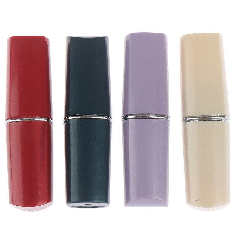 1pc Cute Secret Lipstick Shaped Stash Pills Box Holder Medicine Organizer.l8
