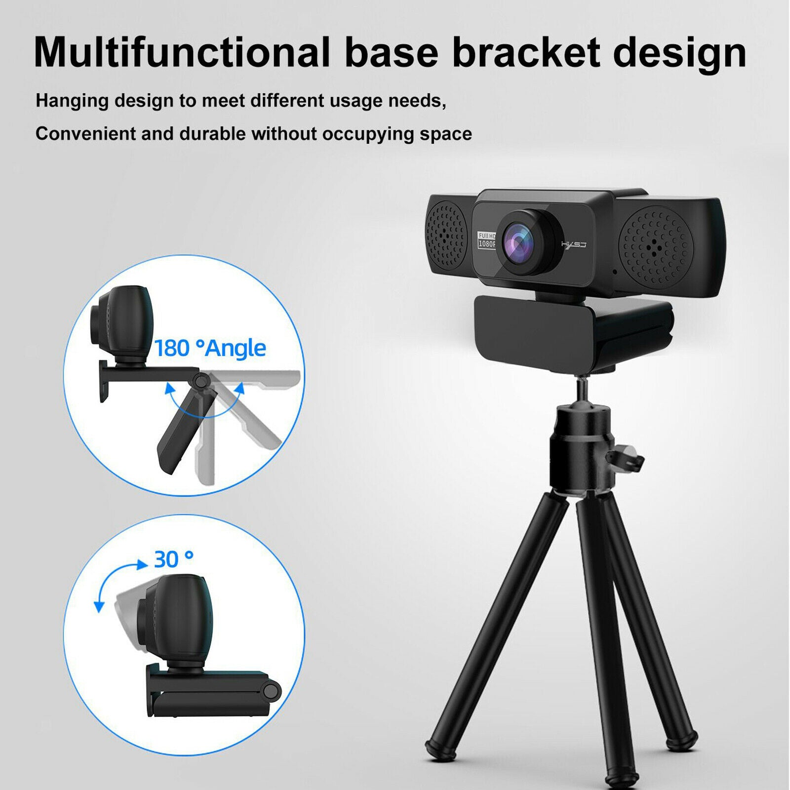 1080P Business Web Camera HD 95Â° Wide Angle for Laptop Conferencing Gaming