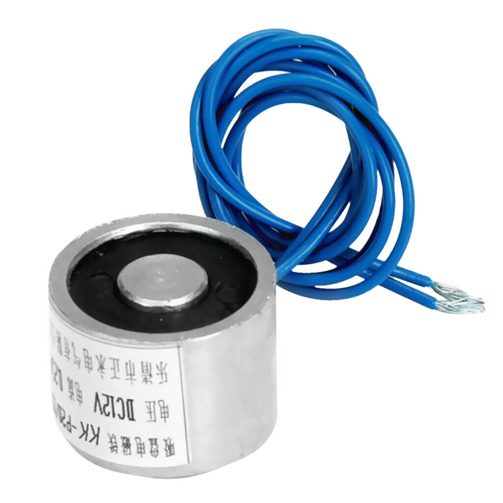 12V DC Electric Lifting Magnet Electromagnet - Solenoid Lift Holding (25N) -