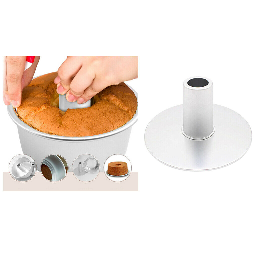 2 Sets 8Inch Chiffon Cake Mold Nonstick Angel Food Cake Pan Easy to clean