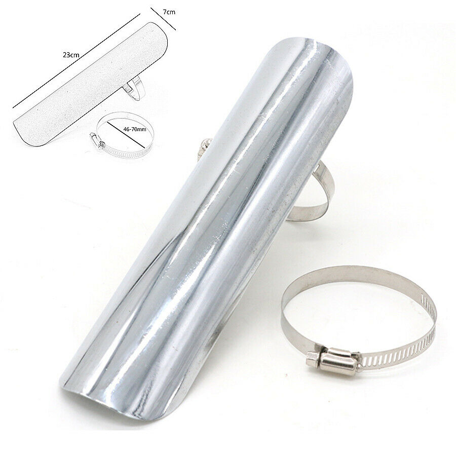 Motorcycle Exhaust Pipe Heat Shield Exhaust Muffler Anti-Hot Cover X1 Universal
