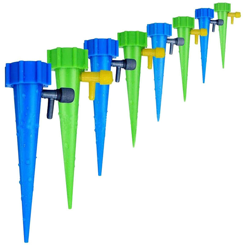 2X(12-Piece Plant Waterer Self-Wate Plant Automatic Wate Nail System S5D1)