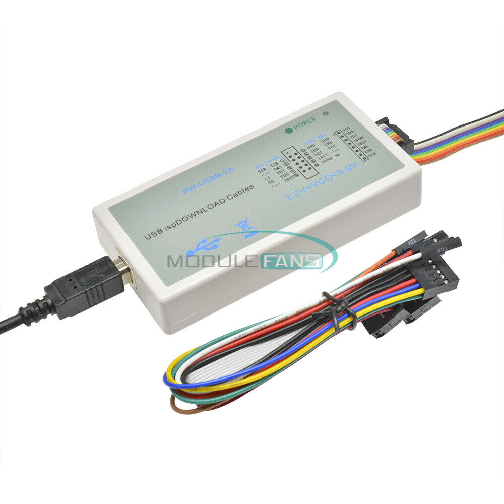 USB Downloader FPGA CPLD Jtag ISP Programmer ispDownload Cable HW-USBN-2