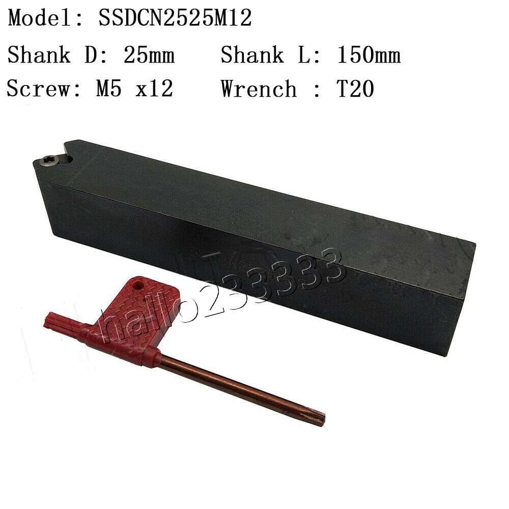 45° SSDCN2525M12 CNC lathe External Turning Tool Holder for SCMT120408 inserts