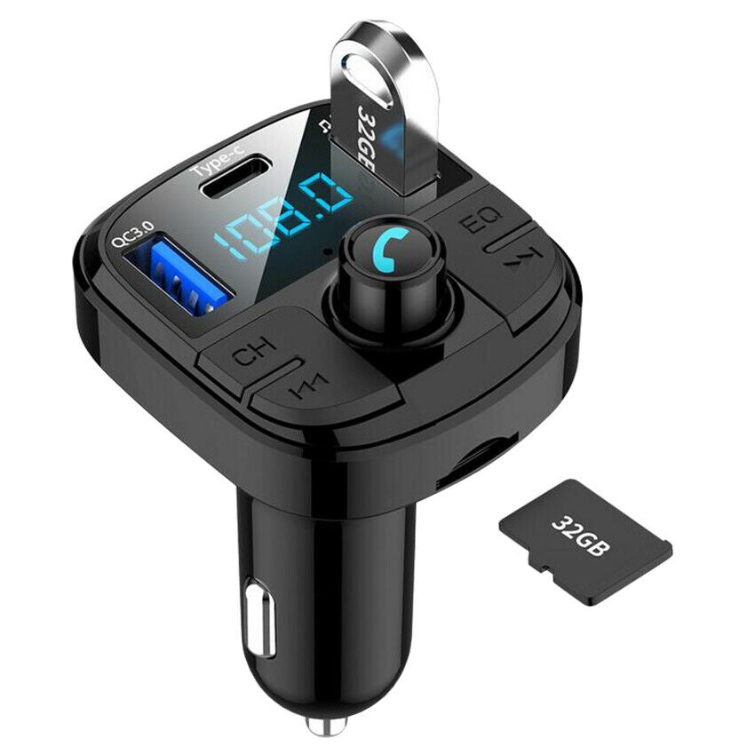 BT29 Wireless Bluetooth FM Transmitter MP3 Player LCD Car Kit Charger HandsFree