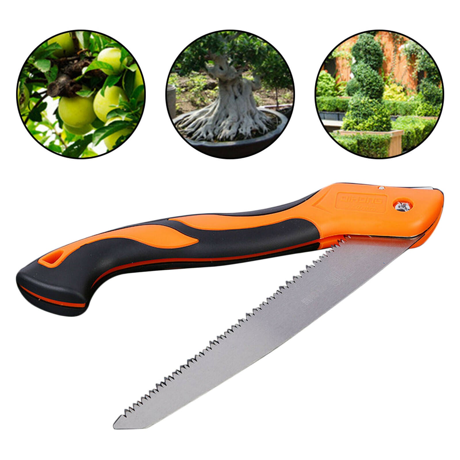 Foldable Pruning Saw Triple Cut Hand Saw for Trimming Sawing Trees Hand Tool