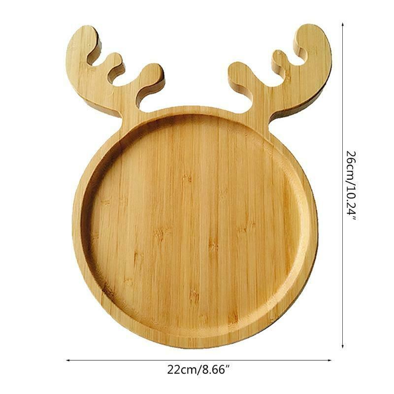 Wood Dessert Snack Plate Japanese Style Bread Wooden Plates Decorative Tableware