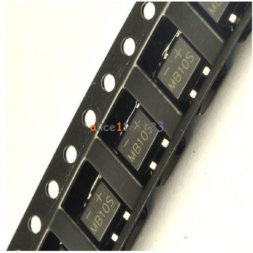 50PCS NEW MB10S 1000V/0.5A SOP-4 TOP MB10S