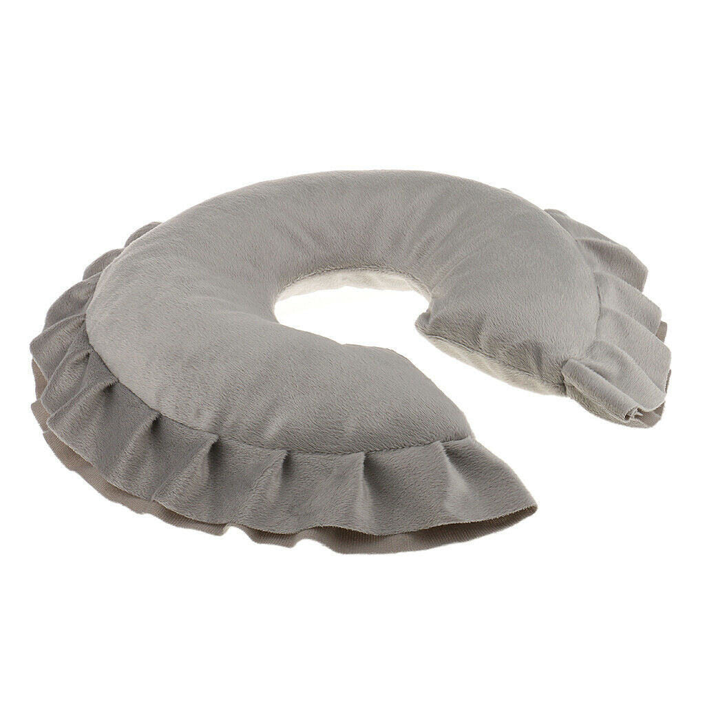 1Pcs Soft Spa Massage Table Cradle Face Pillow Neck Head Cushion Gray