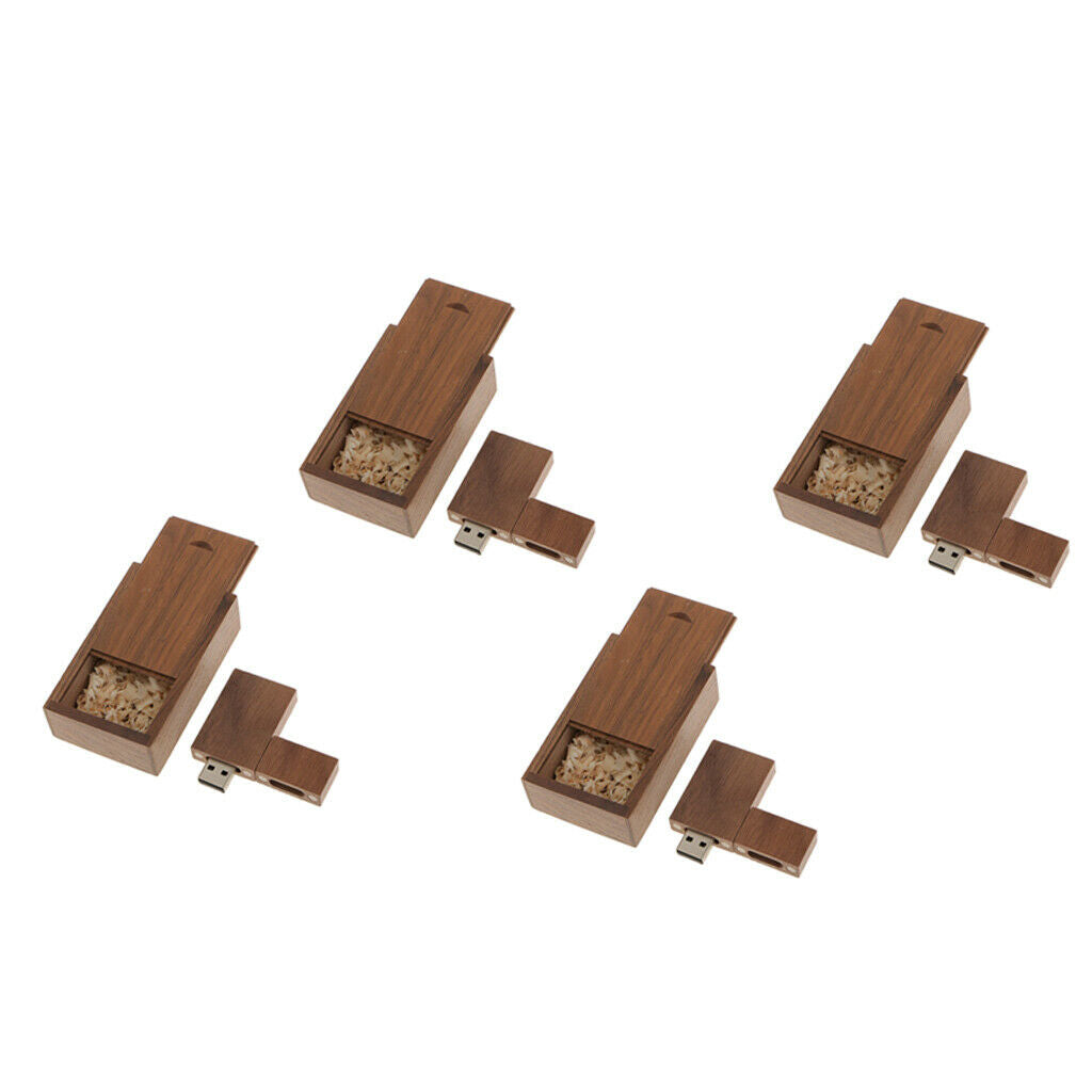 8G   DIY   Custom      Walnut   Wood   USB   2 . 0   Memory   Stick   Flash