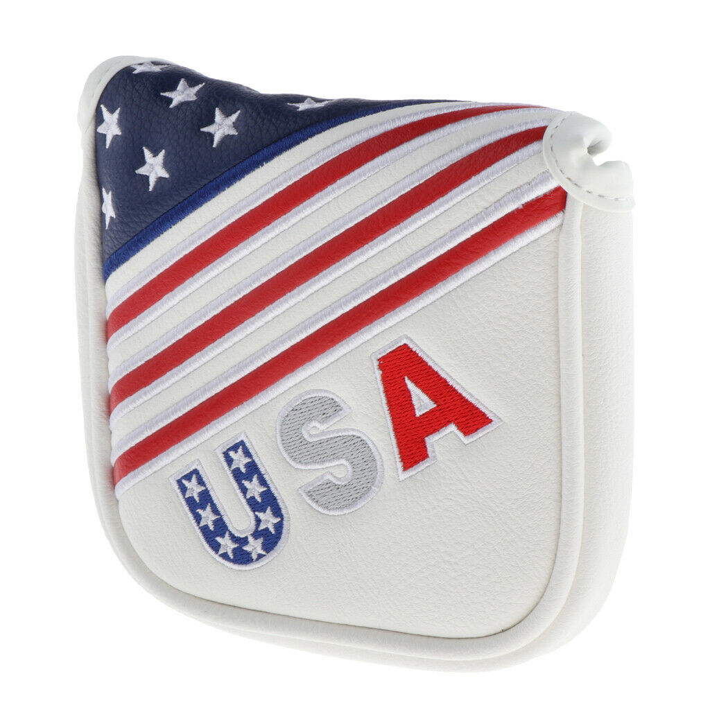 Golf Mallet Headcover Head Cover Mallet Putter Club Cover Protector 14x13cm