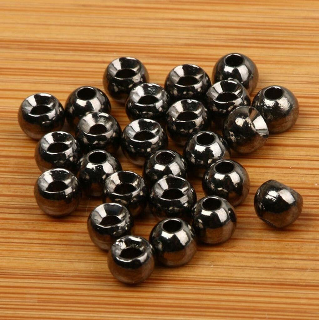 50pcs / set   Fly   Tying   Tungsten   Beads   Slotted   Tungsten   Bead