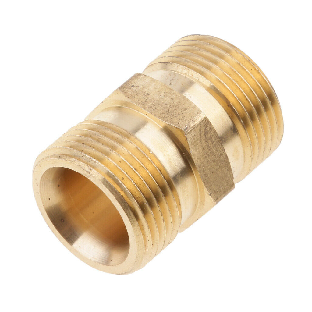 2 pcs Pressure Washer Hose Quick Connector M22x 1.5mm Coupler 14mm+15mm