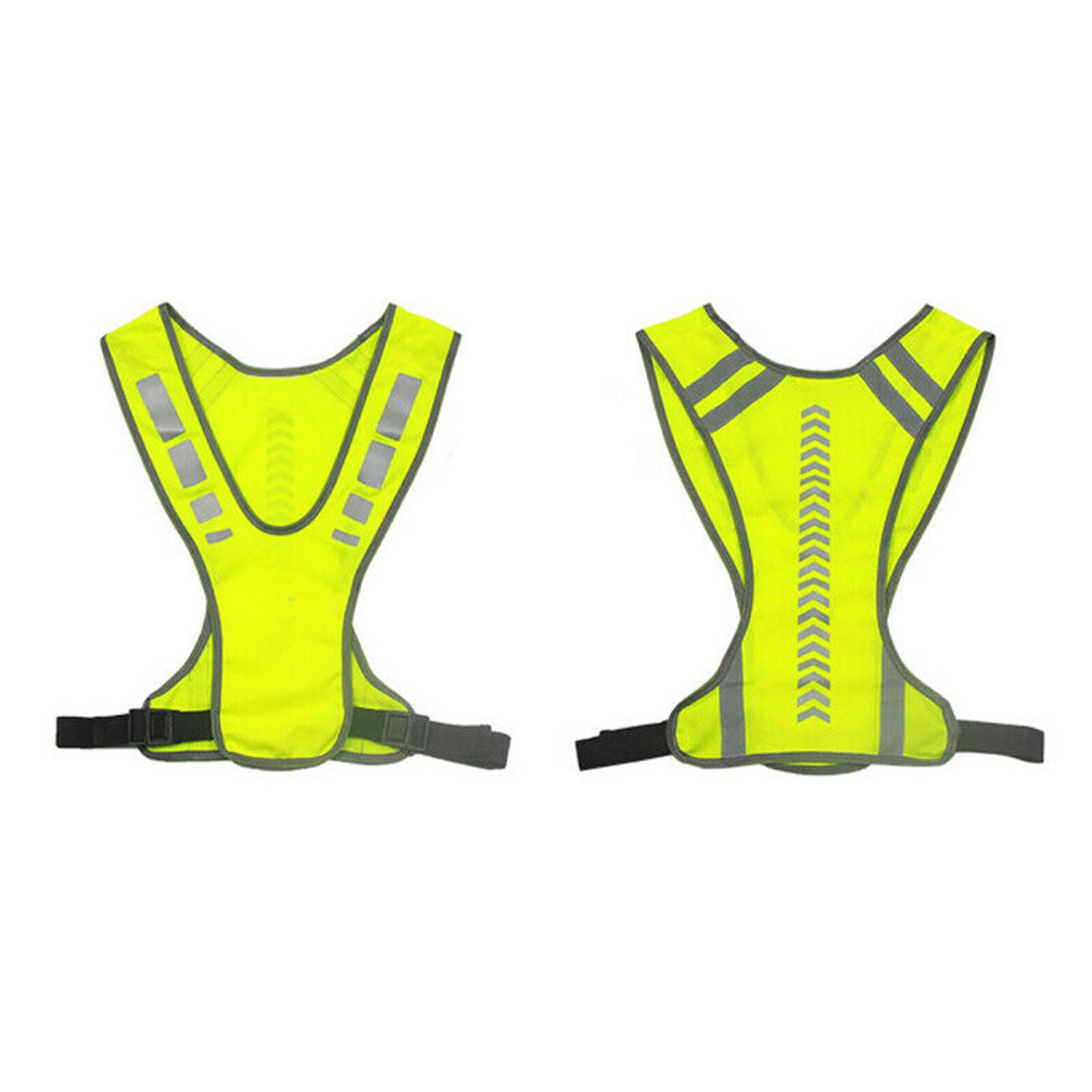 High Vis Safety Vest For Running Jogging Cycling Motorcycle Night Safe Jacket