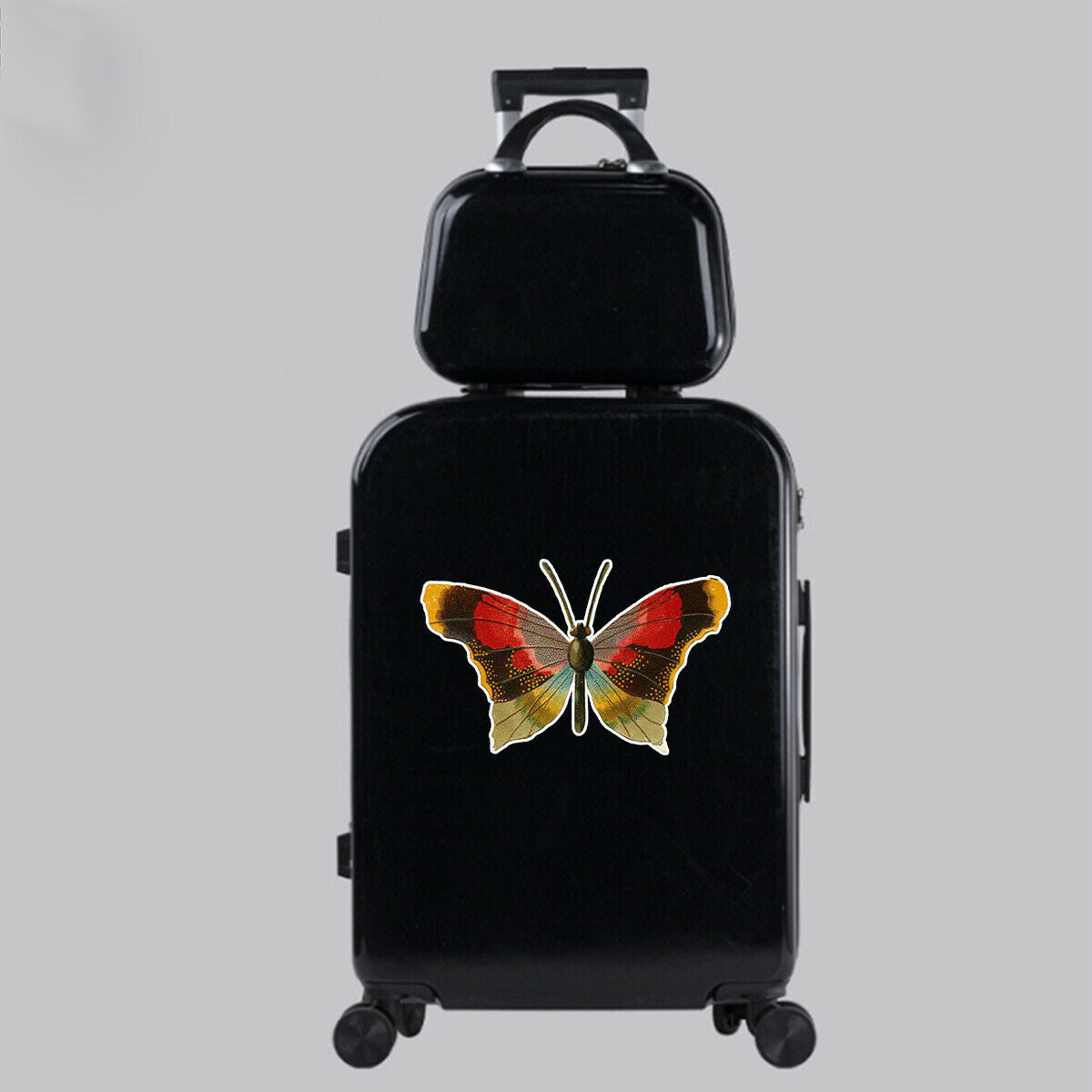 6X Butterfly Flowers Stickers Vinyl Laptop Luggage Decals Guitar Cup Wall Decor