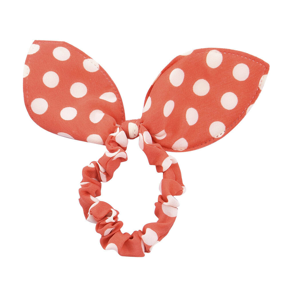 10X Women Girls Elastic Bow Knot Ponytail Hair Band Hair Rope Scrunchie Holder