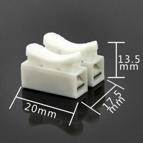 Self Locking Electrical Cable Connectors Quick Splice Lock Wire Terminals 30pcs