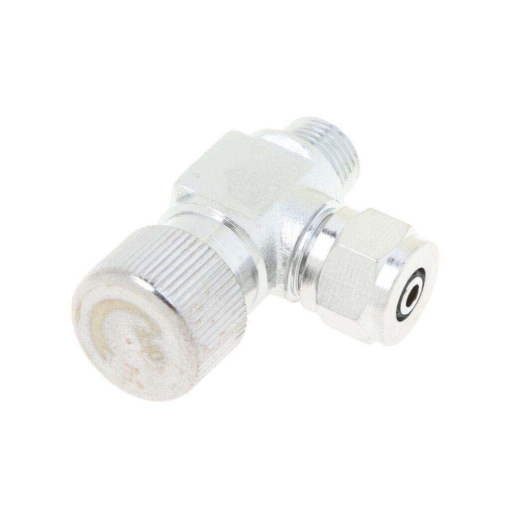 One Way Aluminum Precise CO2 Needle Valve Regulator for Aquarium Plant Tank