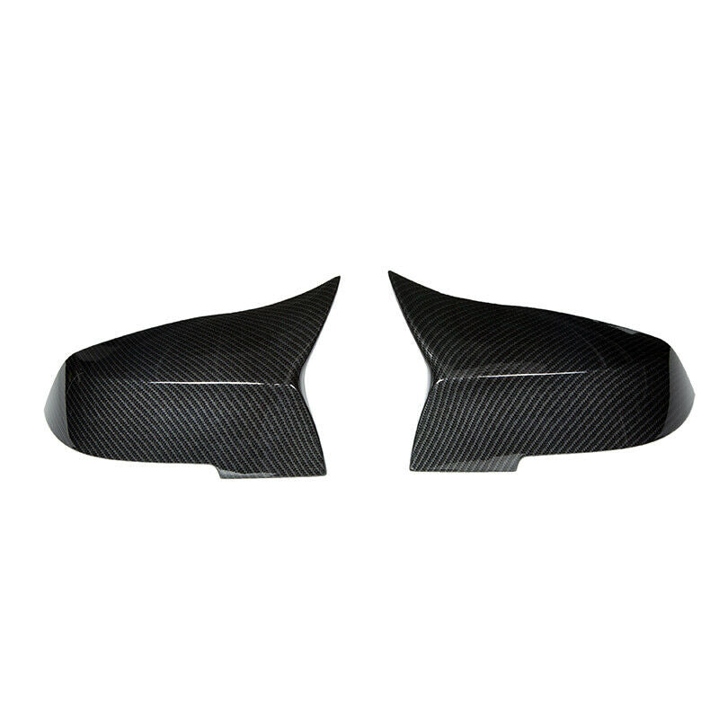 2X Carbon Fiber Rear Mirror Cover Caps LH&RH For BMW F20 F21 F22 F30 F32 F36