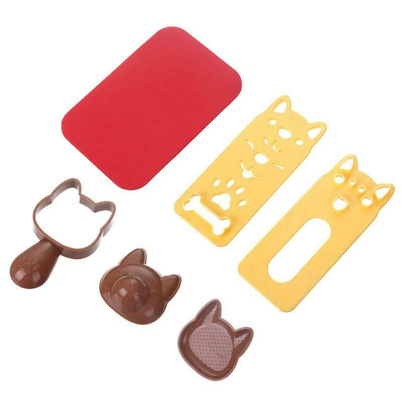 Vegetable Cutter Dog Pattern Shapes for Kids Fruits Meal Bento Decor Durable