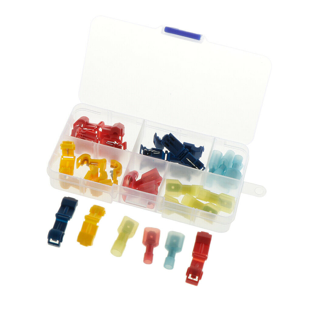 Premium T-Tap Wire Terminals Quick  Fully Insulated Spade Connectors with