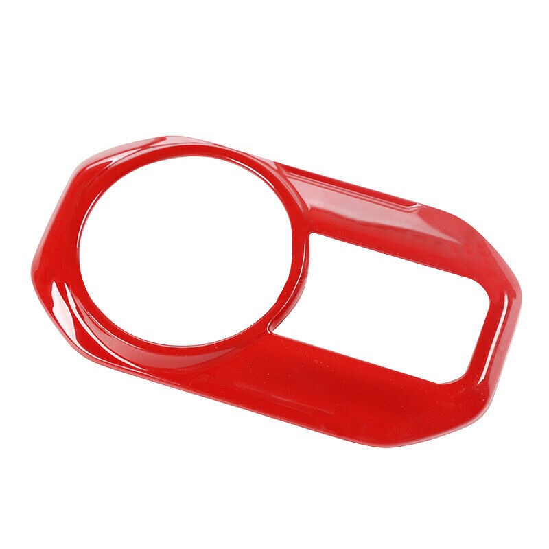 Red Headlight Switch Button Cover Trim Decoration For 2018+ Jeep Wrangler JL JT