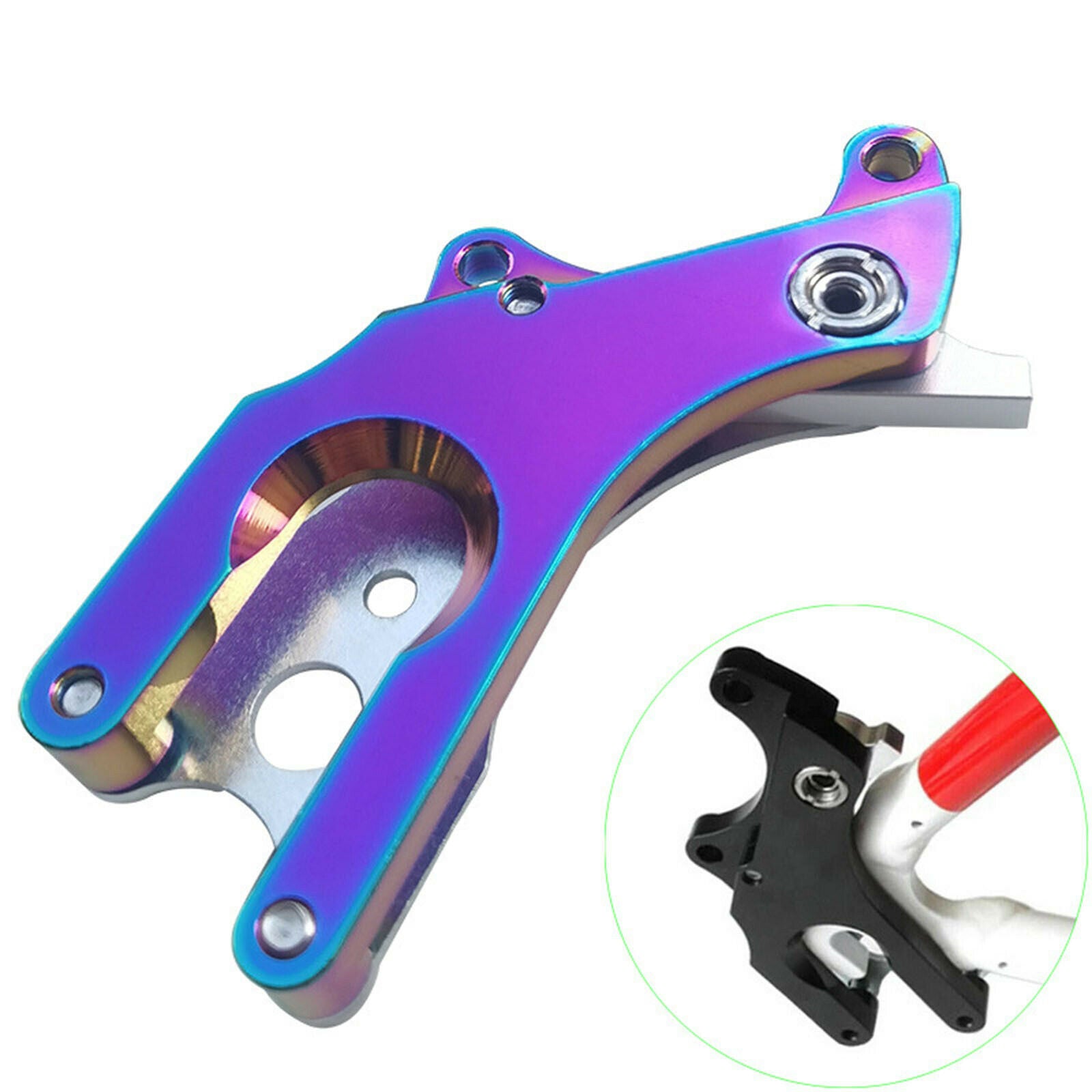 Alloy Bike Disc Brake Bracket Converter Adapter Mounting Conversion Parts