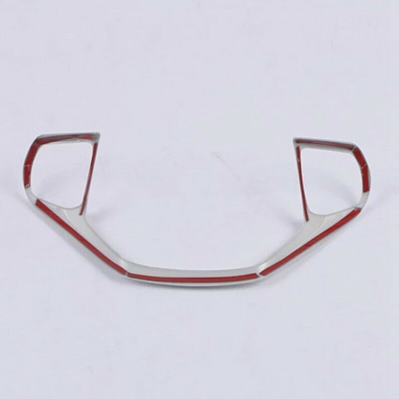Car Styling ABS Matte Interior Stee Wheel Decorative Cover Trim for Ford ExploH7
