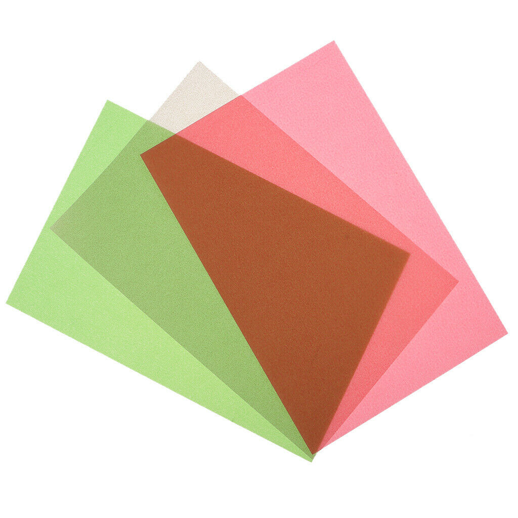50x Colorful Tracing Papers Clear Papers for Photo Cardmaking Scrapbooking