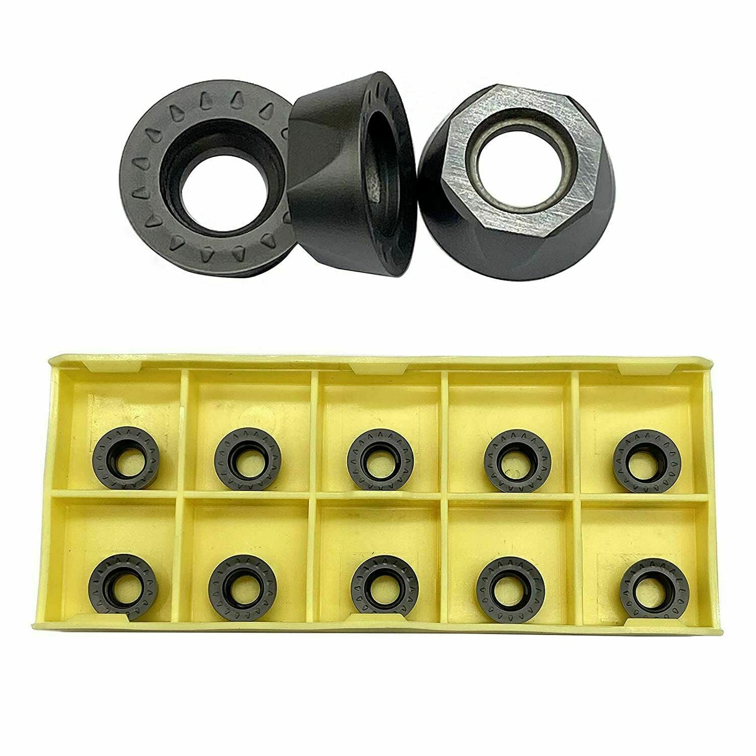45° 3/4"  SRDPN 2020K10 Lathe External Turning Tool Holder+RPMT10T3MOE-JS insert