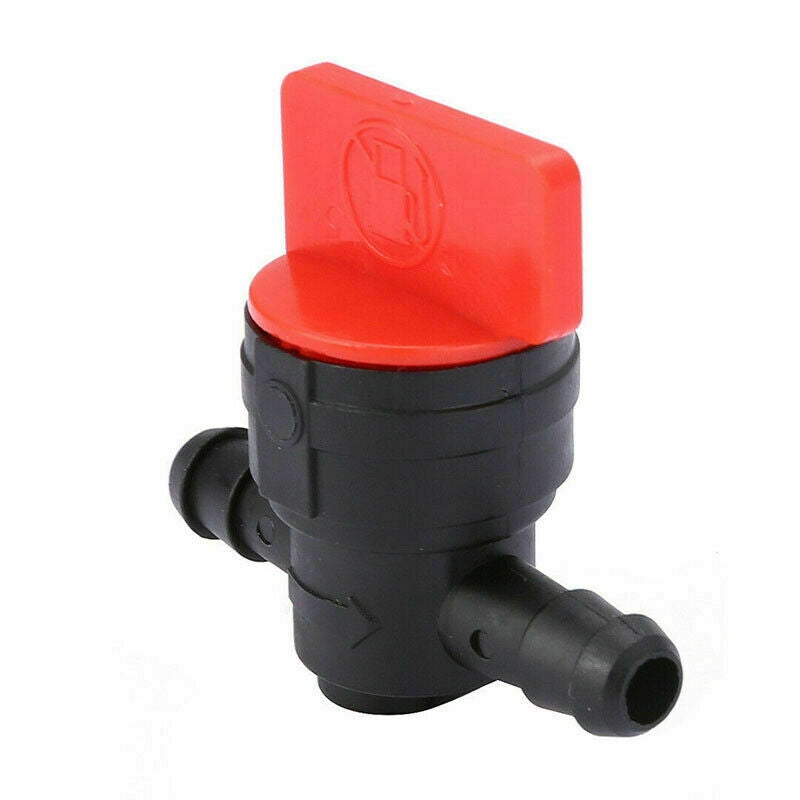 10Pcs Plastic 1/4 In-Line Straight Fuel Gas Cut-Off Shut-Off Valve Lawn Mower