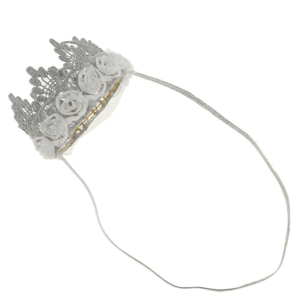 Newborn Baby Girls Kids Flower Headband Elastic Hair Band Crown Hair Accessories