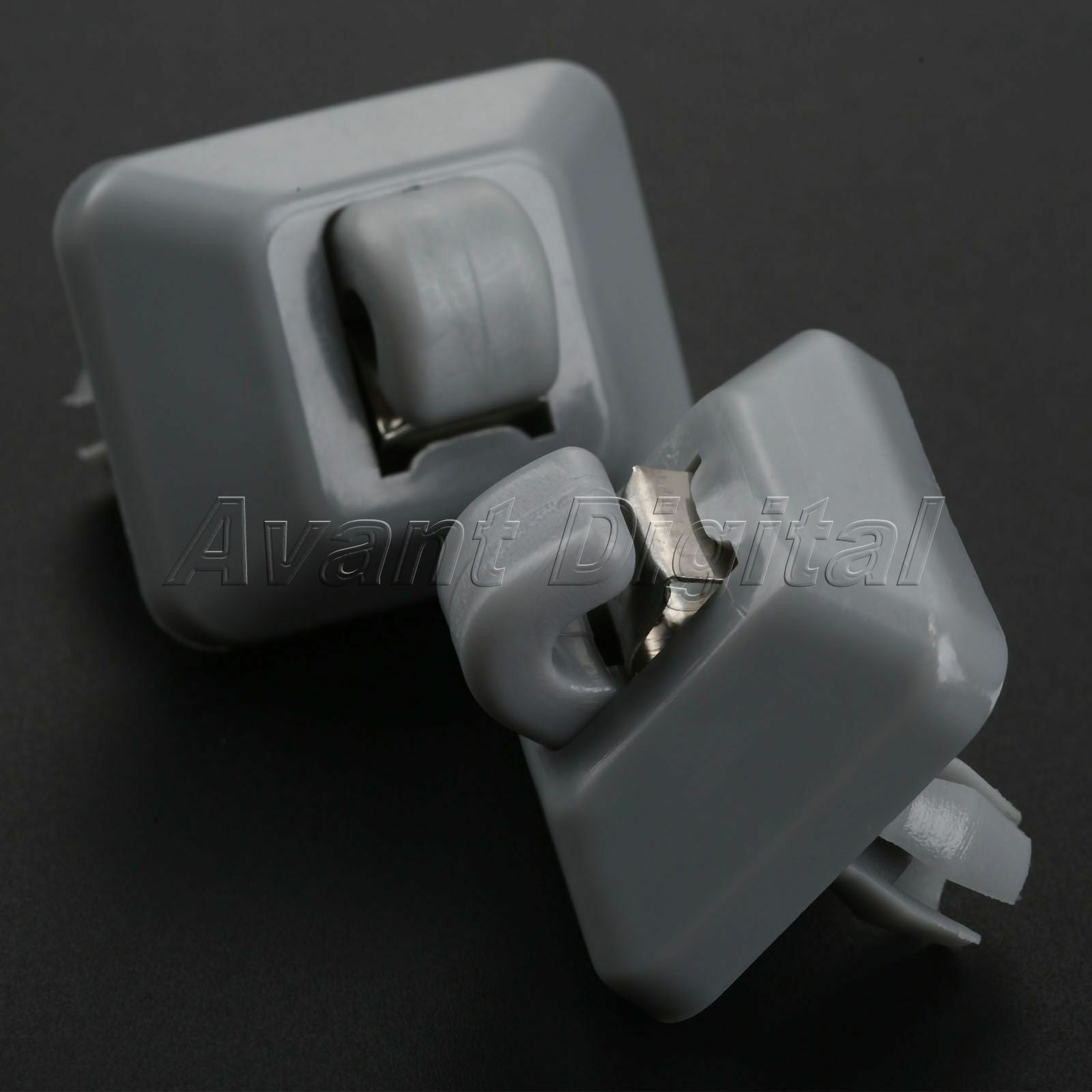 2pcs Sun Visor Clip 6R0 857 561 Y20 Fit For  Passat Polo UP  Rapid 12-15