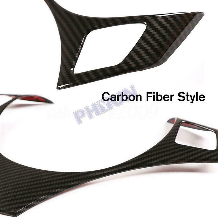 For BMW 3 Series 05-12 Steering Wheel & Gear Shift Knob Cover Carbon Fiber Style