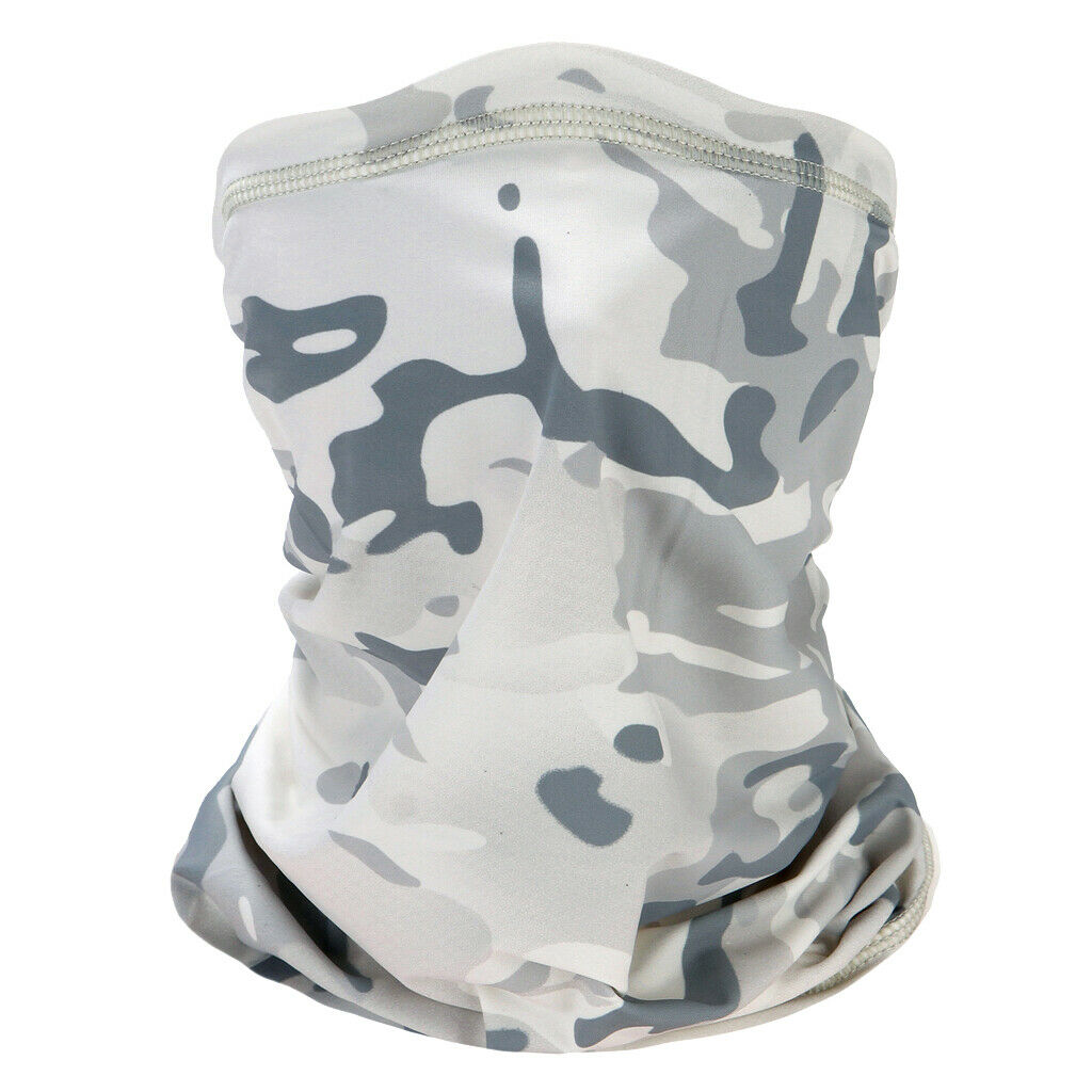 2pcs Sports Balaclava Soft Dustproof Headscarf Ski UV Protection Neck Gaiter