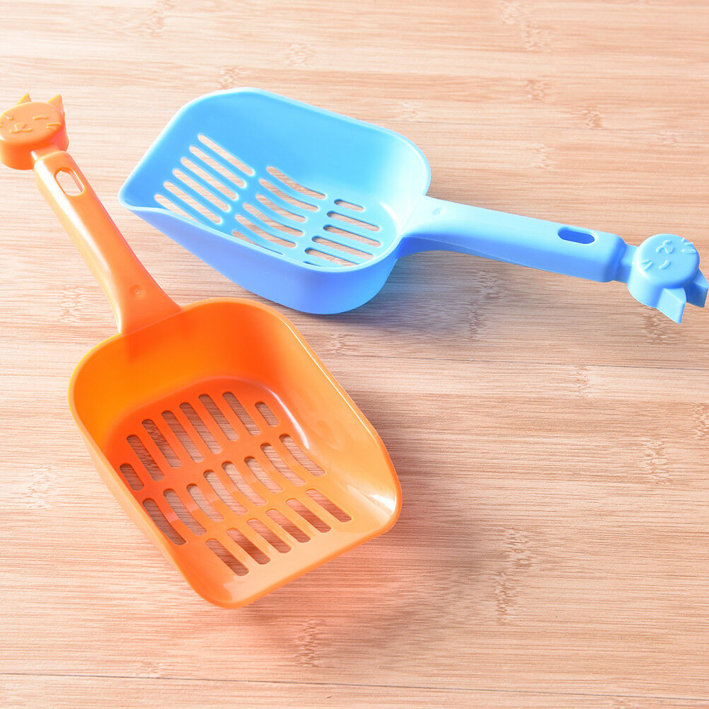 Plastic Cat Kitty Litter Shovel Poop Scoop Cat Owners Supplies Random Col.l8