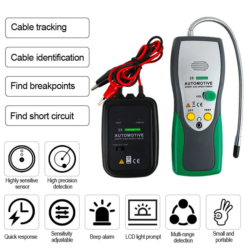 Short Open Finder Cable Circuit Car Wires Tracker Automotive Tester, Vehicles