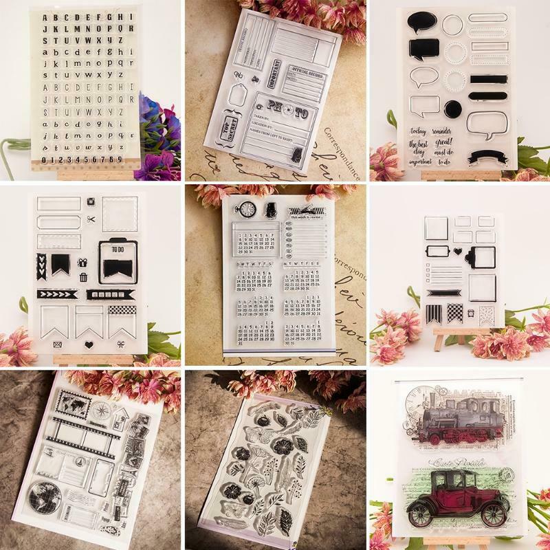 Numbers Clear Silicone Seal Stamp For DIY Album Scrapbooking Photo Card Decor