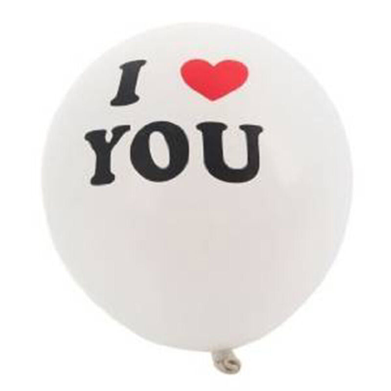 10X Romantic Home Party Decor I Love You White Latex Balloon Wedding Decor.l8