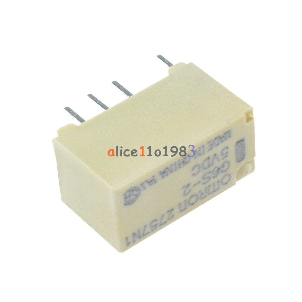 10PCS 5V Relay G6S-2-5VDC 250VAC/DC220V 2A 8PIN for Omron Relay