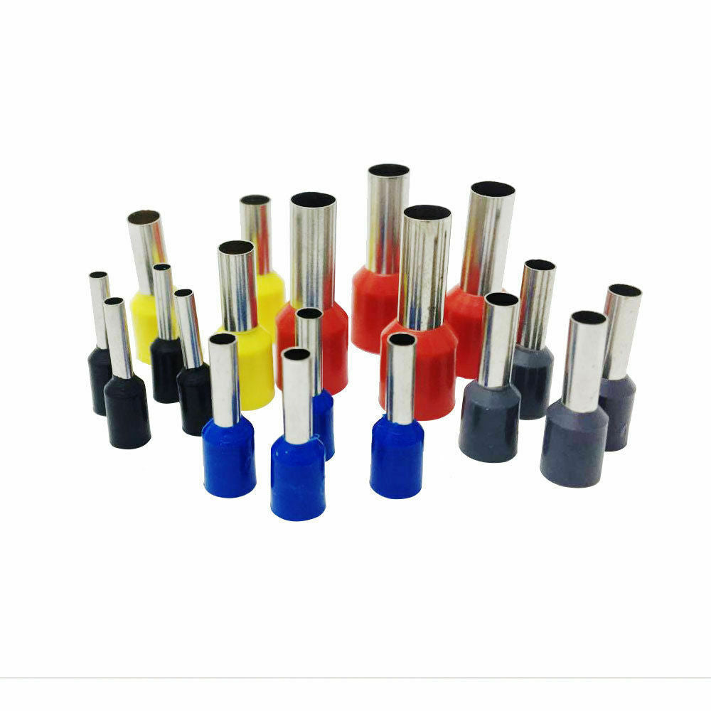 Bootlace Ferrule Kit W/ Bootlace Ferrule Hand Crimper Crimping Tool 1200PCS
