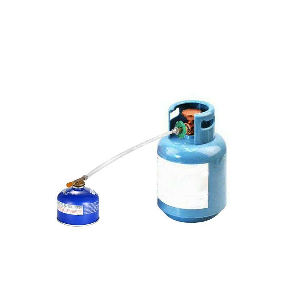 Camping Stove Propane Refill Adapter Flat Cylinder Tank Coupler Bottle