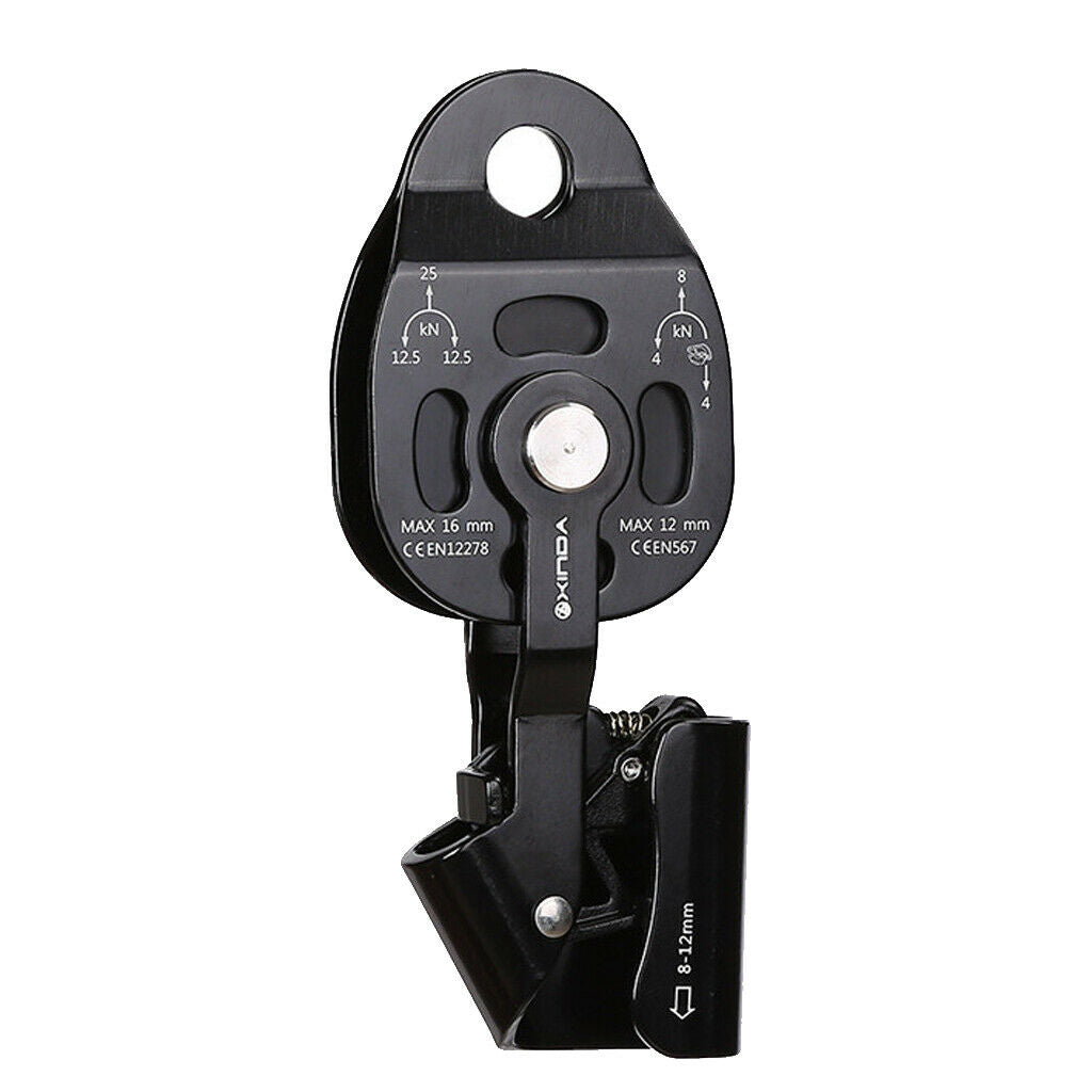 25KN Safety Alloy Mechanical Pulley Device Rock Tree Climbing Ascender Equipment