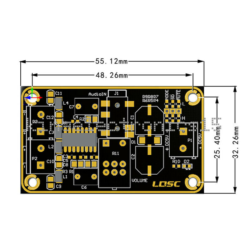 1PCS PAM8406 5W + 5W Digital HIFI Audio Stereo Amplifier Board for Speaker NEW