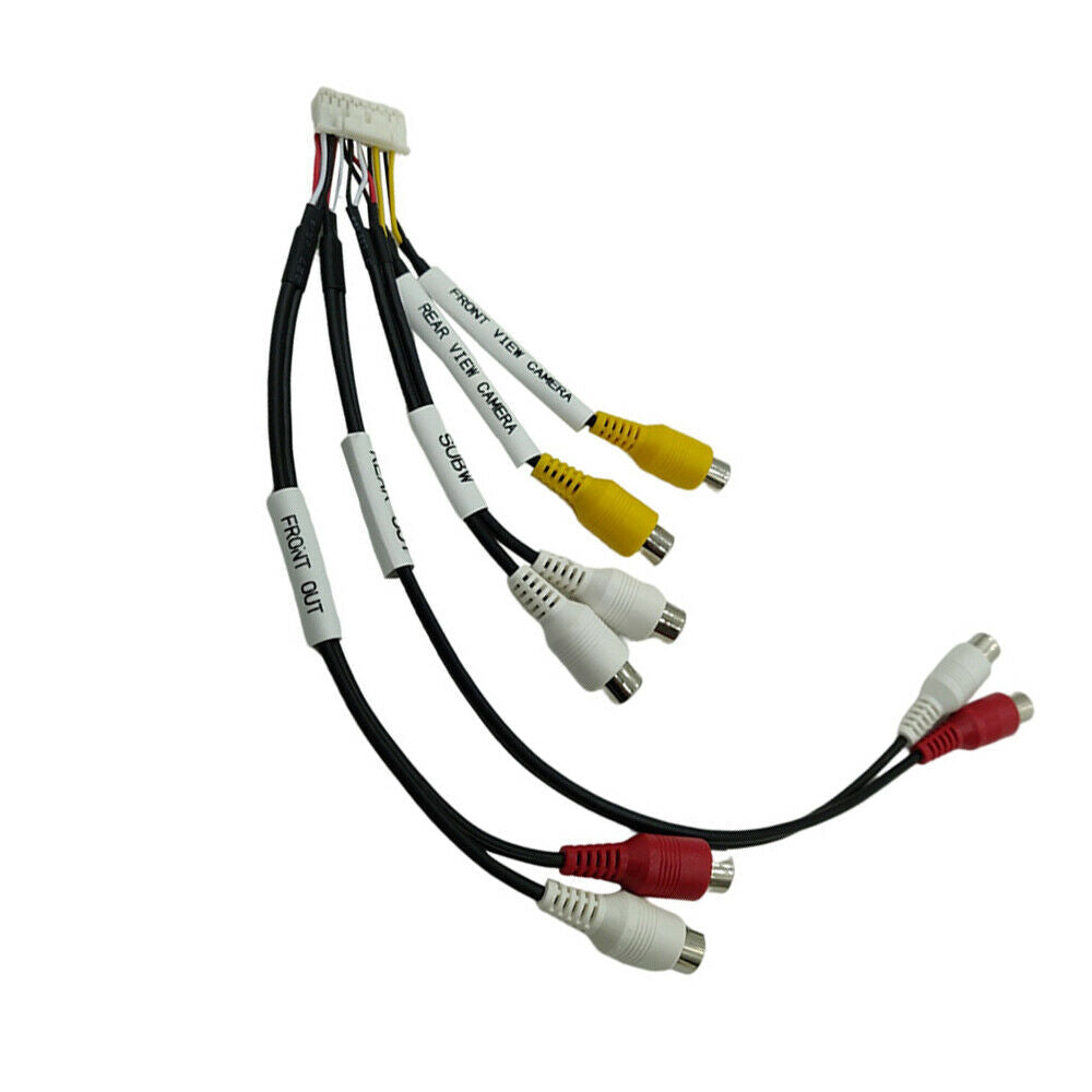For ILXW650 ILX-W650 ILX-W650E Front RCA Harness Cable Wire Connector Adapter