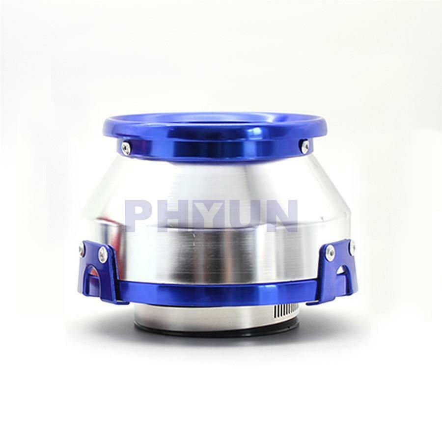 1pc Blue 76mm High Flow Air Filter For Car SUV Motorcycle 3inch Open Air Cleaner