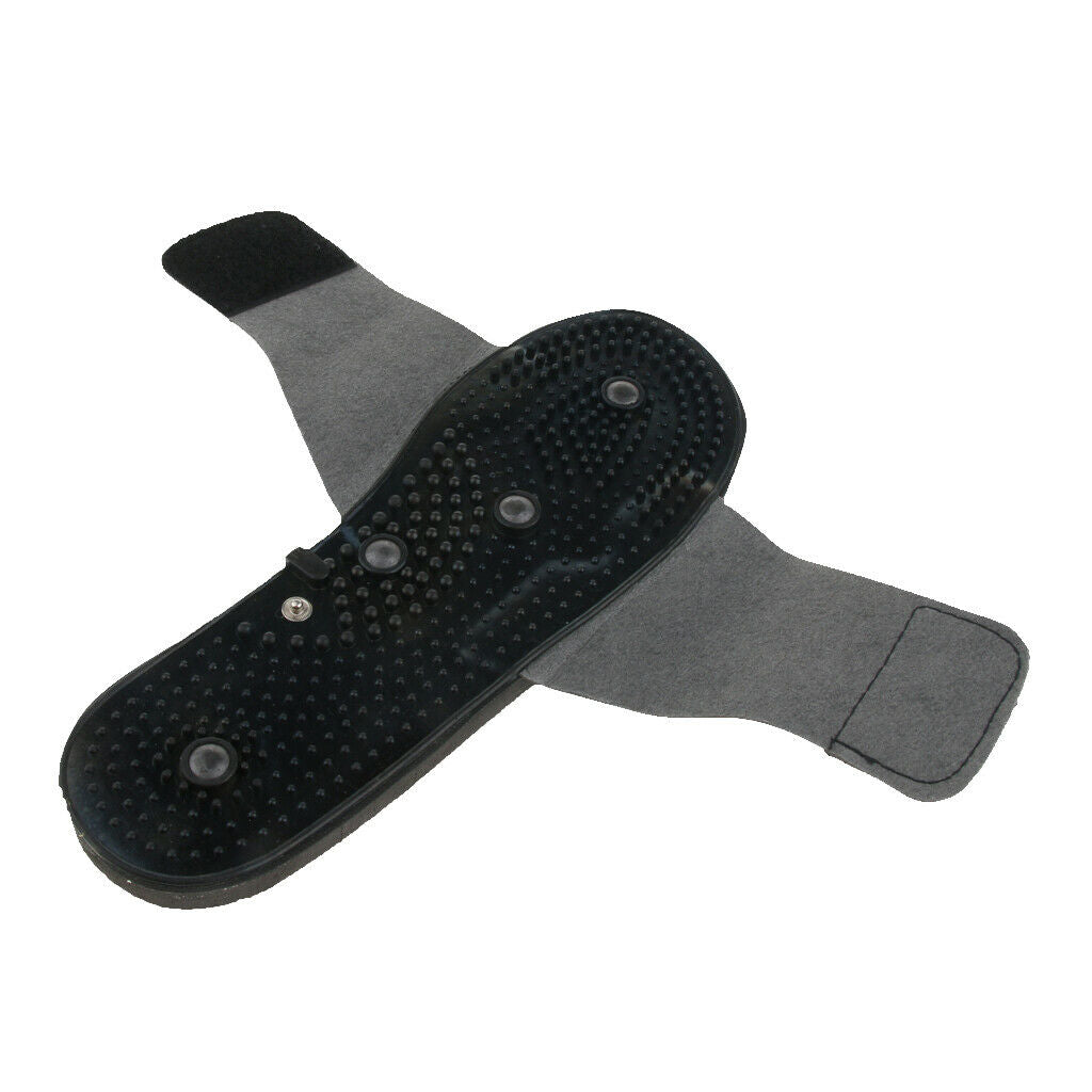 1 Pair Acupressure Plantar Fasciitis Foot Massager, Rubber Massage Slippers